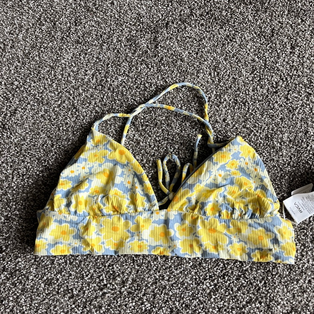 RVCA bikini top - floral print